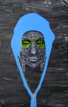 02-Elnaz_Farajollahi-From_Reading_The_Stars_Series-Acrylic_on_canvas-200X130_cm-2011m