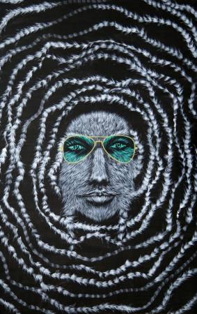 09-Elnaz_Farajollahi-From_Reading_The_Stars_Series-Acrylic_on_canvas-200X130_cm-2011m