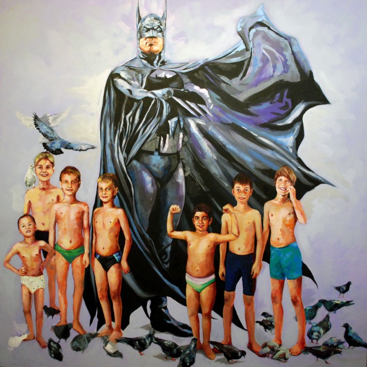 190x190cm acrylic on canvas 2014